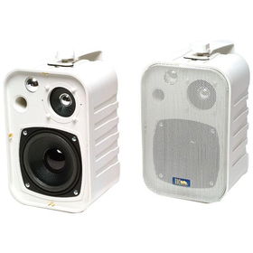 TIC CORPORATION ASP25-W 3-Way Indoor/Outdoor 50-Watt Speakers (White)indoor 
