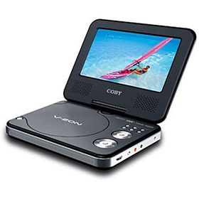 COBY 7" PORTABLE DVD W-SWIVELcoby 