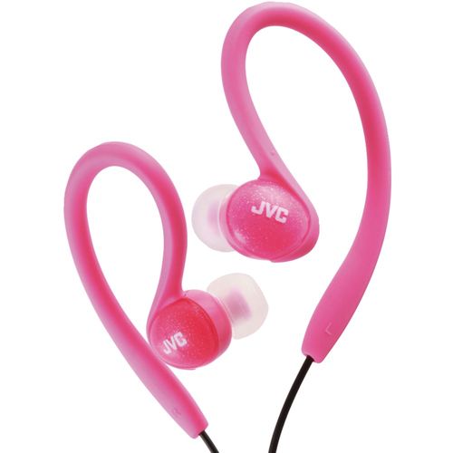 JVC HA-EBX85-P Ladies' Sport Ear-Clip Headphones (Pink)pink 
