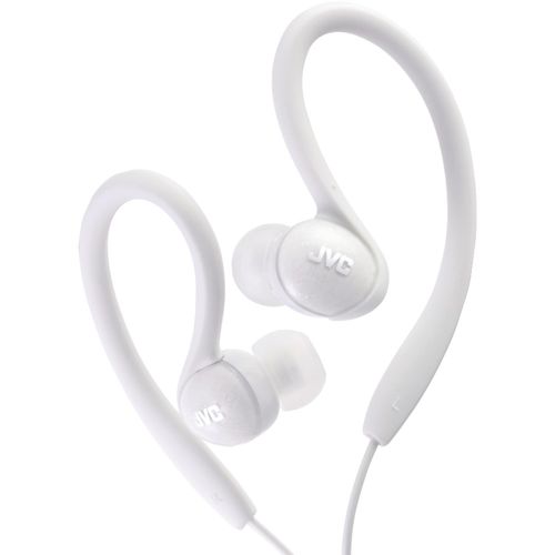 JVC HA-EBX85-W Ladies' Sport Ear-Clip Headphones (White)white 