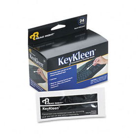 KeyKleen Keyboard Cleaner Swabs, 24/Box
