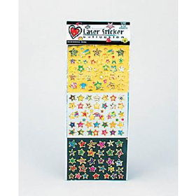 Assorted Glitter Stickers Case Pack 72