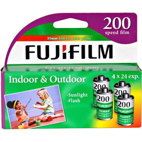 FujiFilm ISO 200 35mm Color Print Film - 24 Exposures, 4 Packfujifilm 