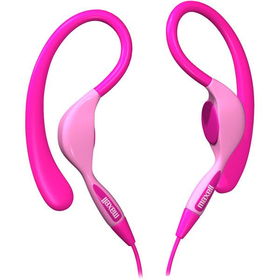Pink EH-130 Ear Hooks Stereo Headphonespink 