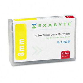 Exabyte 180093 - 8 mm Cartridge, 112m, 2.5GB Native/5GB Compressed Capacityexabyte 