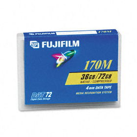 Fuji 26046172 - 1/8 DDS Cartridge, 170m, 36GB Native/72GB Compressed Capacity