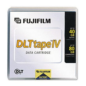 Fuji 26112088 - 1/2 DLT-4 Cartridge, 557m, 40GB Native/80GB Compressed Capacity