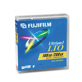 Fuji 26200010 - 1/2 Ultrium LTO-1 Cartridge, 1998ft, 100GB Native/200GB Compressed Capacity
