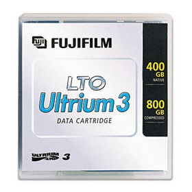 Fuji 26230010 - 1/2 Ultrium LTO-3 Cartridge, 2200ft, 400GB Native/800GB Compressed Capacity