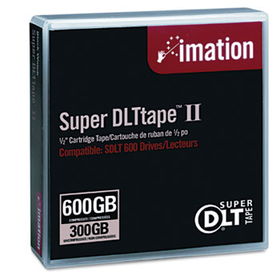 1/2"" Super DLT II Cartridge, 2066ft, 300GB Native/600GB Comp. Cap