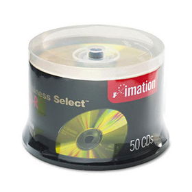 imation 17357 - Business Select CD-R Discs, 700MB/80min, 52x, Spindle, Gold, 50/Pack