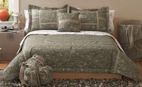 Army Bootcamp Full / Queen Comforter With 2 Shamsarmy 
