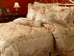 Velez Gold King Comforter Set with Bonus Pillows