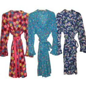 Women's Assorted Printed Bathrobes Case Pack 12