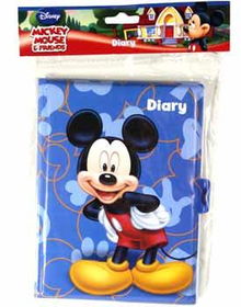 Mickey & Minnie Large Foam Diary with Lock Case Pack 288mickey 
