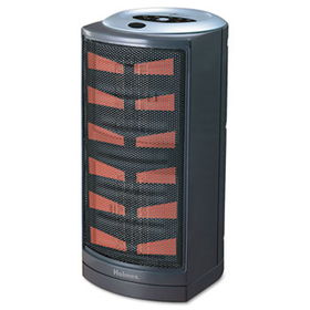 Ultra Quiet Ceramic Heater, 8 3/4 x 7 7/8 x 15, Dark Gray
