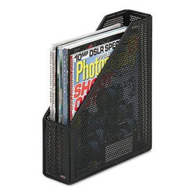 RolodexTM 4081 - Expressions Punched Metal and Wire Magazine File, Black