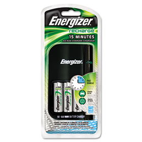 Charger, for 4 AA or AAA Nimh Batteries, 15-Minute Charge Cycle
