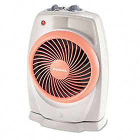 ViziHeat 1500W Power Heater & Fan, Plastic Case, 9 1/4 x 6 3/8 x 13 3/4, White