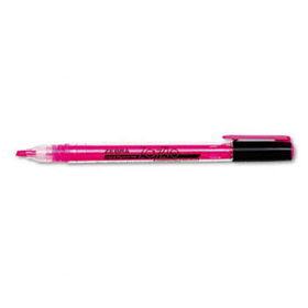 Zebra 74070 - Zazzle Fluorescent Highlighter, Chisel Tip, Pink Ink, 12/Pkzebra 