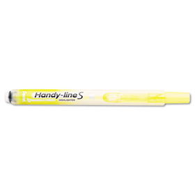Handy-line S Retractable & Refillable Highlighter, Yellow