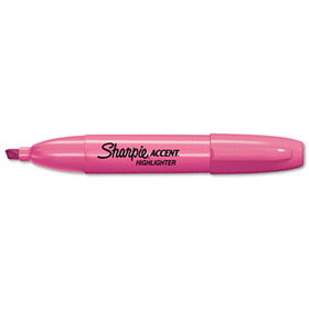 Sharpie Accent 1733168 - Accent Jumbo Highlighter, Chisel Tip, Fluorescent Pink, 12/Pk