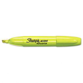 Sharpie Accent 1733166 - Accent Jumbo Highlighter, Chisel Tip, Fluorescent Yellow, 12/Pksharpie 