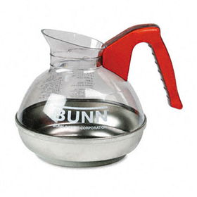 BUNN 6101 - 12-Cup Coffee Carafe for Pour-O-Matic Bunn Coffee Makers, Orange Handlebunn 