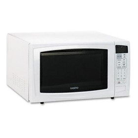 Sanyo EMS9515W - 1.4 Cubic Foot Capacity Countertop Microwave Oven, 1,100 Watts, White