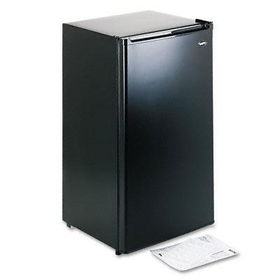 Sanyo SR368K - Counter Height, 3.6 cu. ft. Refrigerator with Timer Auto Defrost, Black