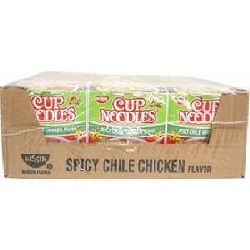 Nissin Cup, Spicy Chile Chicken 2.25 oz Case Pack 132