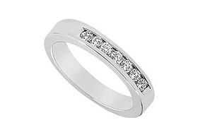 Mens Diamond Ring : 14K White Gold - 0.50 CT Diamonds - Ring Size 9.0