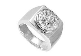 CZ Sterling Silver Ring