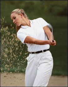 Nike golf white tipped pique sport  shirt womennike 