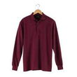 Outer Banks long sleeve cotton pique sport shirt