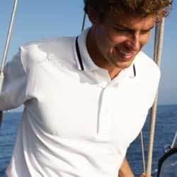 Outer Banks nautical stripe pique sport shirt menouter 