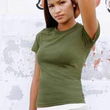American Apparel fine jersey tee Color: BROWN MD