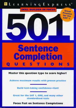 501 Sentence Completion Questionssentence 