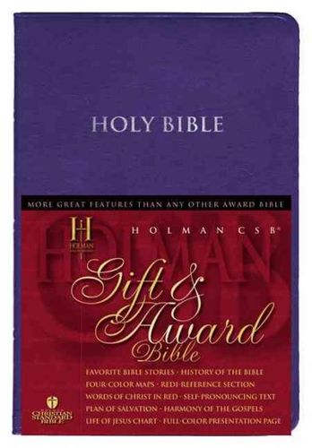 Holman Christian Standard Bible Gift & Award, Red Letter Editionholman 