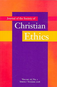 Journal of the Society of Christian Ethicsjournal 