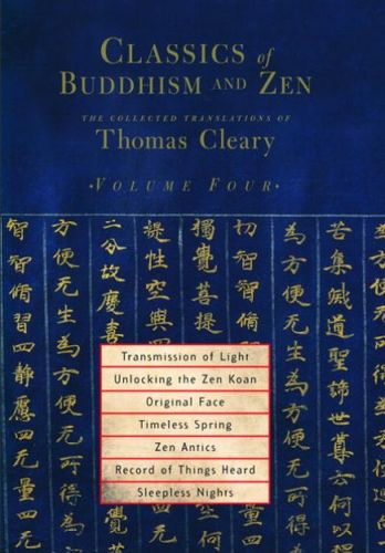 Classics Of Buddhism And Zenclassics 