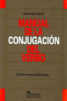 Manual De La Conjugacion Del Verbomanual 
