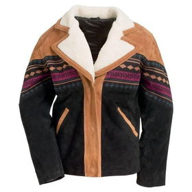 Casual Outfitters&trade; Ladies&apos; Solid Genuine Suede Leather Jacket (Small)casual 