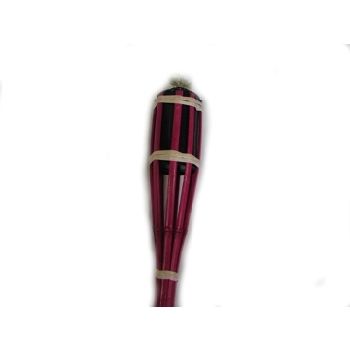 36 Inch Pink Bamboo Tiki Torch Case Pack 40