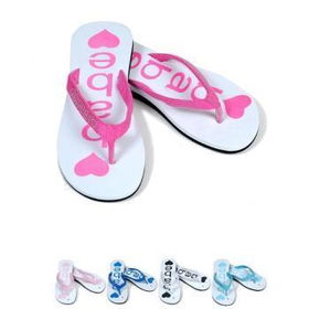 Juniors "BABE" Flip Flop Sandals w/ Rhinestones Case Pack 48