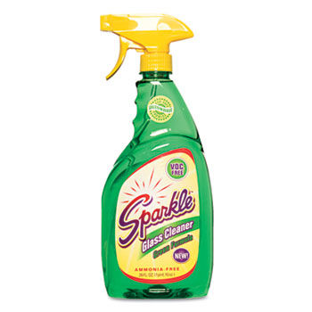 Sparkle 30126 - Green Formula Glass Cleaner, 26 oz. Trigger Spray Bottlesparkle 
