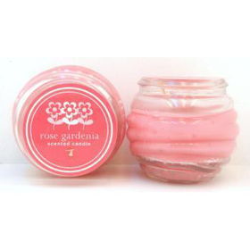 Rose Gardenia 2.5oz Scented glass jar candle Case Pack 60
