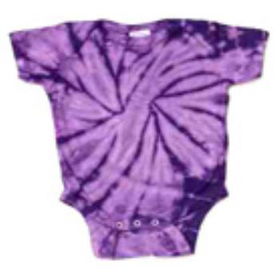 Infant - Tie Dye - Spider Purple - Onesie/Tshirt Case Pack 24infant 
