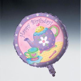 18" Mylar Balloon - Tea Party Case Pack 24mylar 
