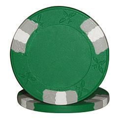 100 NexGen&#153; Lucky Bee Edge Spot Poker Chips - Green